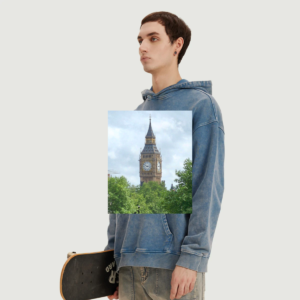 Unisex Super Heavyweight Oversized Faded Hoodie